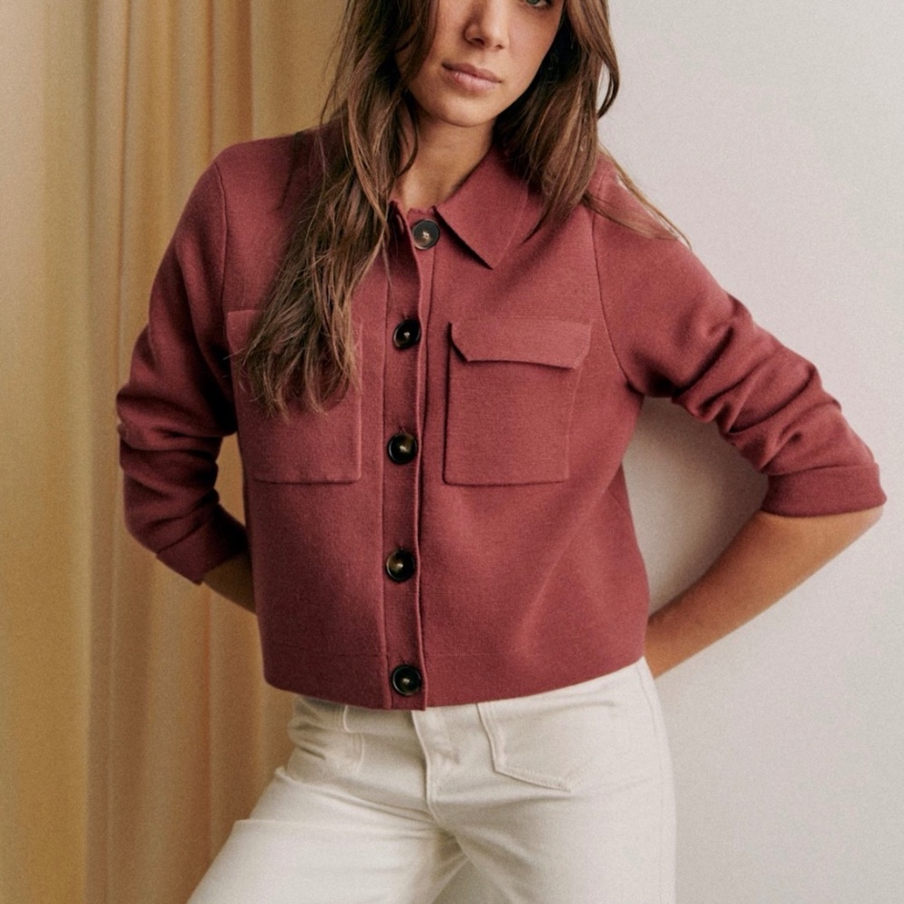 Sezane Betty rosewood sz small nwt